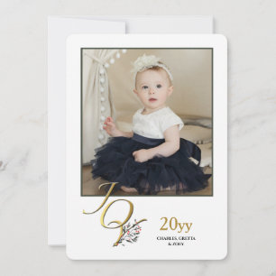 Freude Holiday Fotokarte Feiertagskarte