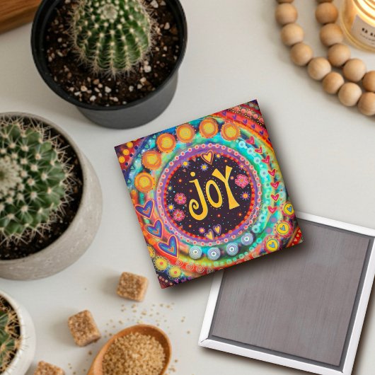 Freude Hübscher Spaß Herz Inspirivity Magnet
