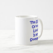 Freude? Ich tue nicht Morgen! Kaffeetasse (VorderseiteRechts)