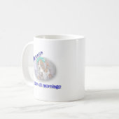 Freude? Ich tue nicht Morgen! Kaffeetasse (Vorderseite Links)