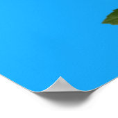 Freude im Alltag finden Poster (Ecke)