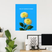 Freude im Alltag finden Poster (Heimbüro)