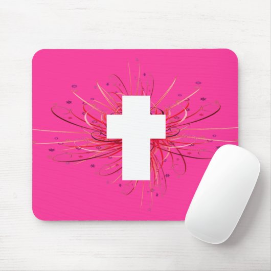 FREUDE! im Kreuz Mousepad (Mit Mouse)