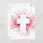 Freude! im Kreuz Postkarte (Vorne/Hinten)