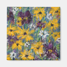 Freude im Lord - Blumenmagnet Magnet