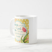 Freude im Lord - personalisierte Kaffee-Tasse Kaffeetasse (Vorderseite Links)