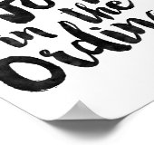 Freude im Normalen Poster (Ecke)