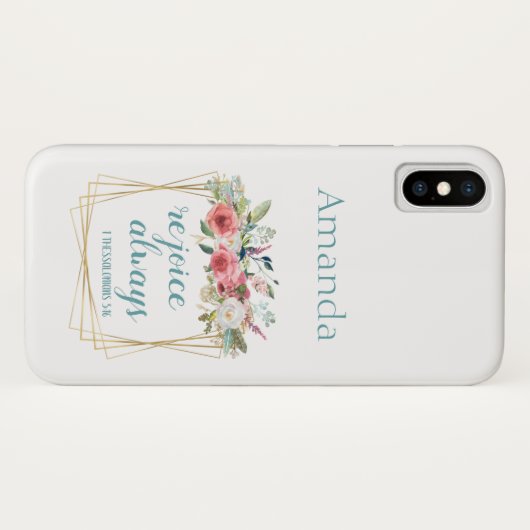 Freude immer Case-Mate iPhone hülle (Rückseite (Horizontal))