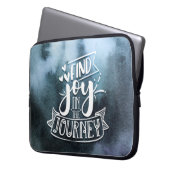 Freude in der Jurney Watercolor Electronics Tasche (Vorderseite Links)