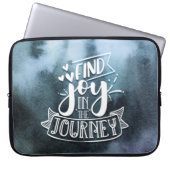 Freude in der Jurney Watercolor Electronics Tasche (Vorderseite)