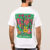 Freude in heute: Inspiration für grafisches T-Shir T-Shirt (Rückseite)