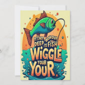 Freude in jedem Wiggle Einladung (Vorderseite)