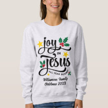 Freude in Jesus christlicher Weihnachten Familienn