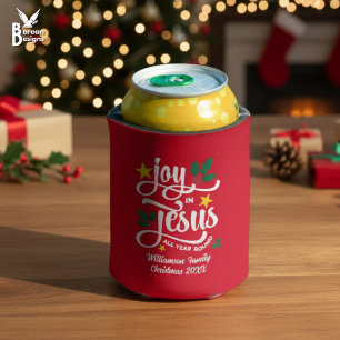 FREUDE IN JESUS Christlicher Weihnachtsname  Dosenkühler