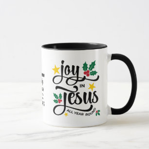 FREUDE IN JESUS Personalisiertes christliches Weih Tasse