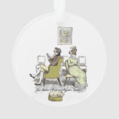 Freude in Vexing - Jane Austen Pride & Prejudice Ornament (Rückseite)