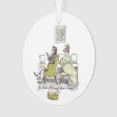 Freude in Vexing - Jane Austen Pride & Prejudice Ornament (Vorderseite)