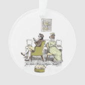 Freude in Vexing - Jane Austen Pride & Prejudice Ornament (Vorderseite)