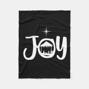 Freude Jesus Krippenszene Cool Weihnachten Xmas Ch Fleecedecke