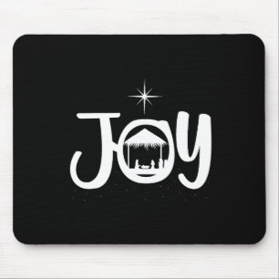 Freude Jesus Krippenszene Cool Weihnachten Xmas Ch Mousepad