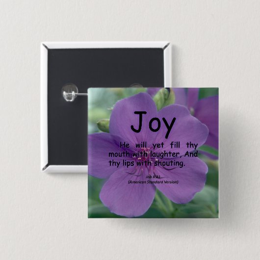 Freude-Job 8-21 Button (Vorne & Hinten)