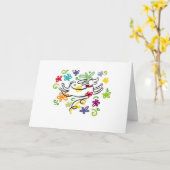 Freude! Karte (Gelbe Blume)