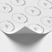 Freude, keine Perfektion Geschenkpapier (Ecke)