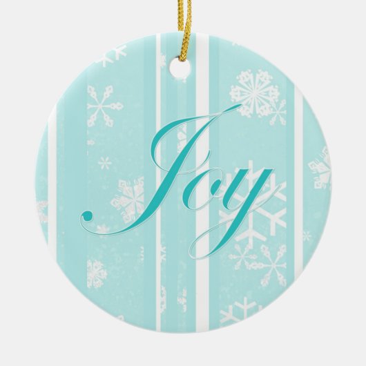 Freude Keramik Ornament (Vorne)