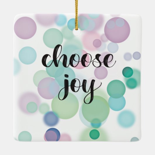Freude Keramikornament (Rückseite)