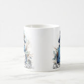 Freude kleiner Winter Schneemann Kaffeetasse (Mittel)
