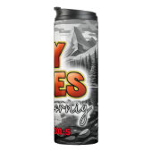 Freude kommt am Morgen PSALM 30:5 Thermosbecher (Nach rechts gedreht)