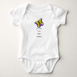 Freude kommt in den kleinsten Paketen Baby Bodysui Strampler