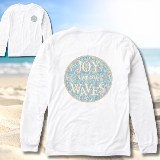 Freude kommt in Wellen – Boho-Strand  Tri-Blend Shirt
