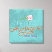 Freude - Leinwand (Glanz) (Vorderseite)