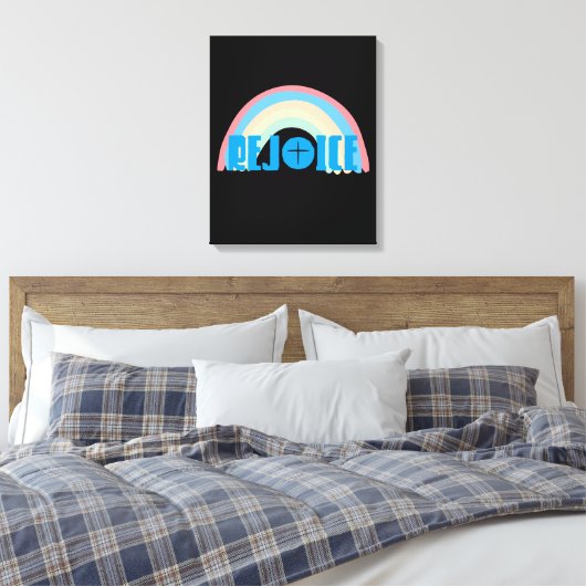 Freude Leinwanddruck (Insitu (Schlafzimmer))