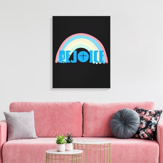 Freude Leinwanddruck (Insitu (Wohnzimmer))