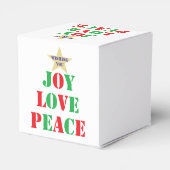 Freude, Liebe, Frieden Geschenkschachtel (Rückseite)