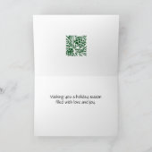 Freude-Liebe-Herz-Feiertag Feiertagskarte (Innenseite)