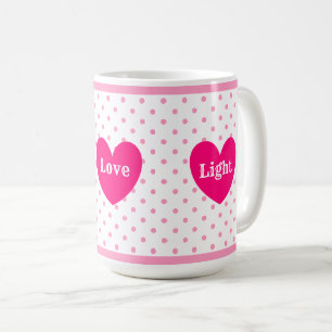 Freude Liebe Licht Herz Kaffeetasse