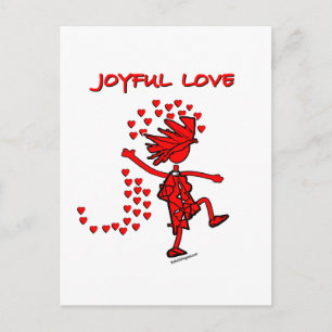Freude Liebe Postkarte