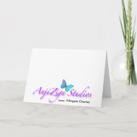 Freude-Mädchen-Gruß-Karten Karte (Rückseite)