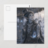 Freude / Magier / Karussell Postkarte (Vorne/Hinten)