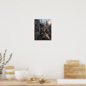 Freude / Maniküre / Dach Poster (Küche)