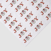Freude mit Kranz Seidenpapier (Ausschnitt)