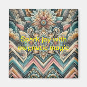 Freude mit Magie sparen Magnet (Vorne)