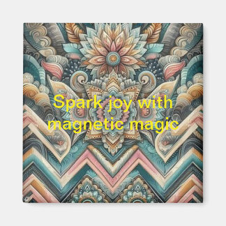 Freude mit Magie sparen Magnet