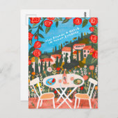 Freude Neuen Haus schöne Landschaft Postkarte (Vorne/Hinten)