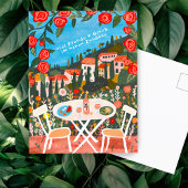 Freude Neuen Haus schöne Landschaft Postkarte