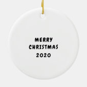 Freude nicht Germs verbreiten Keramik Ornament (Hinten)