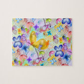 Freude - Niedliche Schmetterlinge - Frühjahr Puzzle (Horizontal)